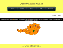 Tablet Screenshot of gelbesbranchenbuch.at